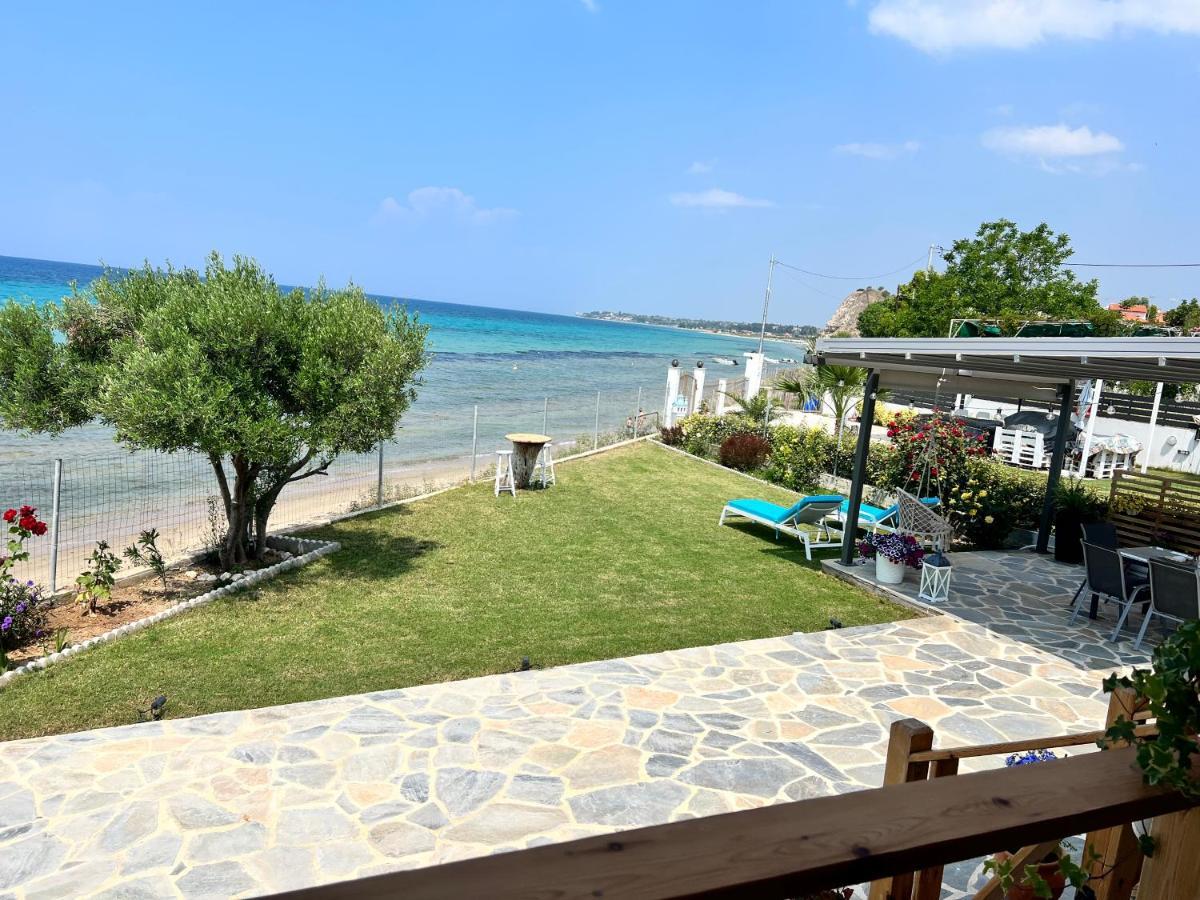 Beachfront Villa Athina Vergia Exterior foto
