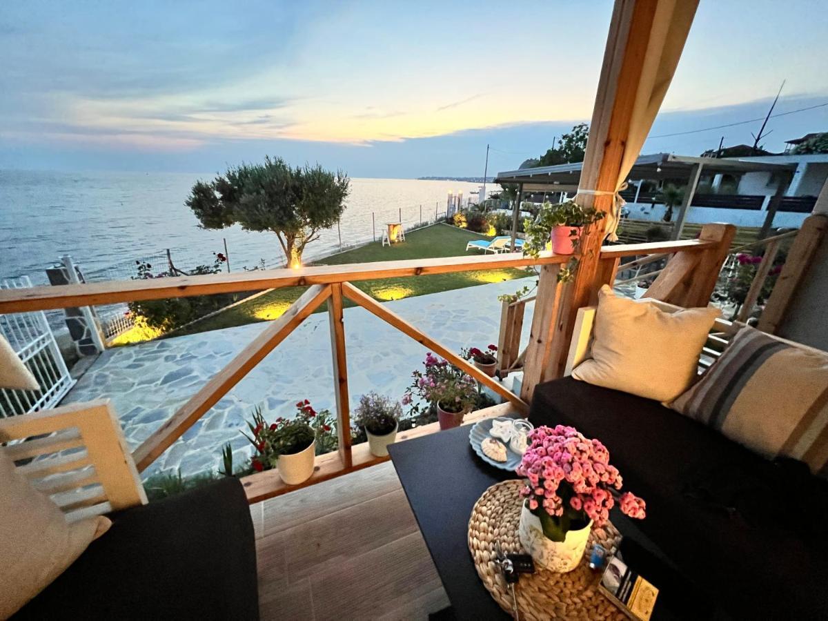 Beachfront Villa Athina Vergia Exterior foto