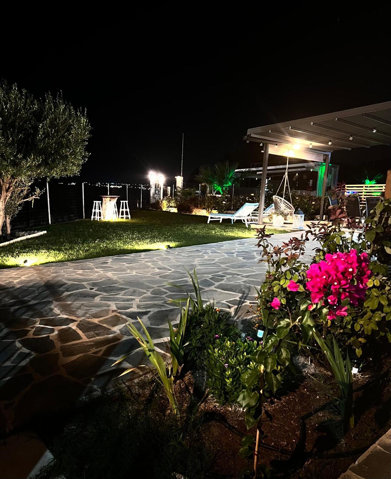Beachfront Villa Athina Vergia Exterior foto