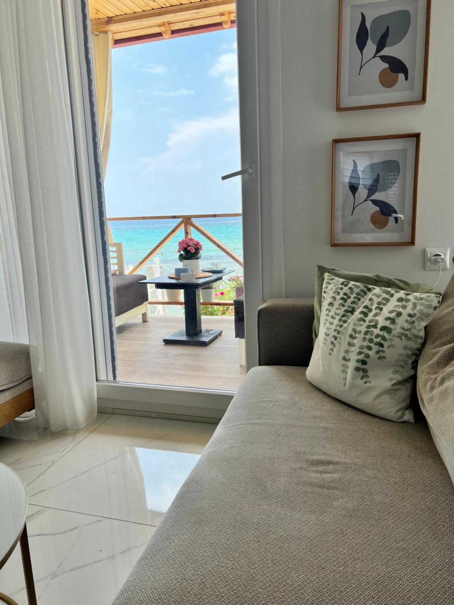 Beachfront Villa Athina Vergia Exterior foto