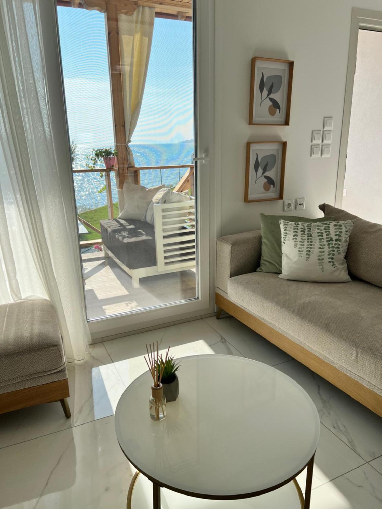 Beachfront Villa Athina Vergia Exterior foto